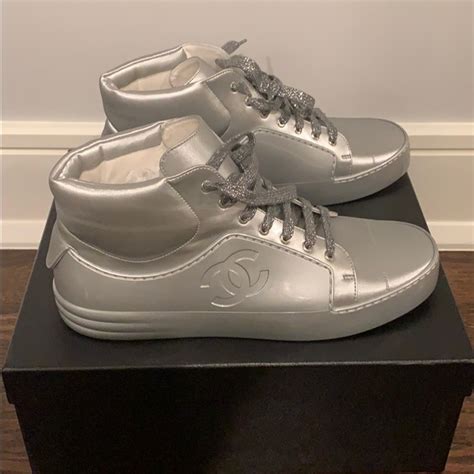 chanel high top sneakers replica|authentic chanel sneakers.